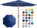 JEAREY 9FT Outdoor Patio Umbrella with Crank and Tilt Feature