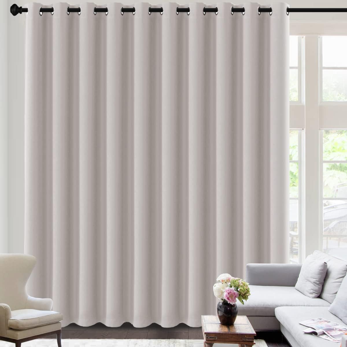 H.VERSAILTEX Blackout Curtains for Sliding Glass Door Privacy
