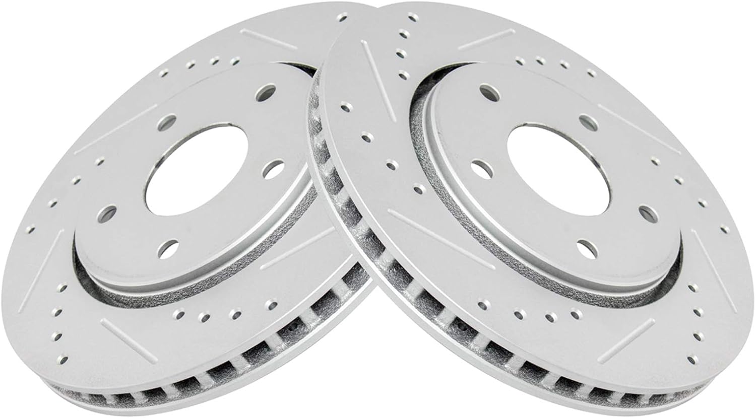 TRQ Front Performance Brake Rotor Set for 2012-2014 Cargo Van