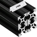 2020 V Aluminum Extrusion 4PCS 800mm Black - Durable VSlot Rail