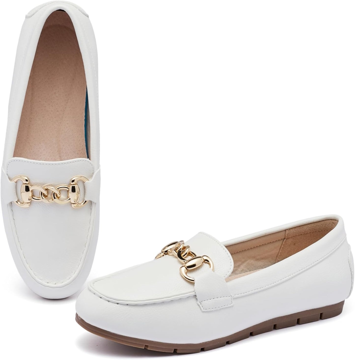 Comfortable Loafer Shoes for Women - Stylish Slip On Flats