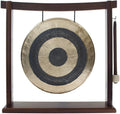10-12 in Chinese Gongs on Woodsonic Stand - Compact Ready-to-Play Set