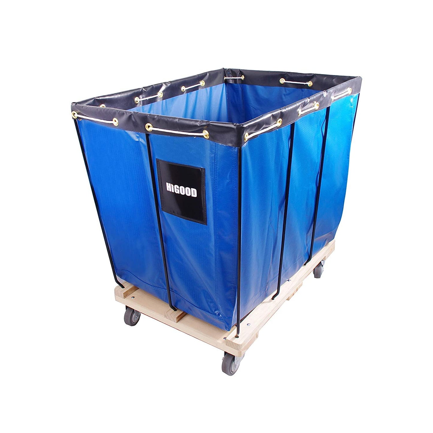 Basket Trucks Service Carts Blue 8 Bushel Knock Down Truck