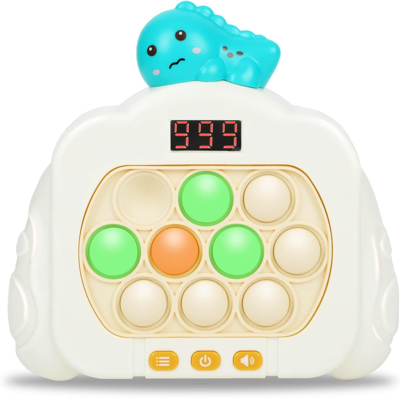 Fast LED Push Pop Game for Kids - Dinosaur Theme