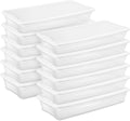 Sterilite 12-Pack 41 Quart Stackable Storage Boxes - Slim Underbed