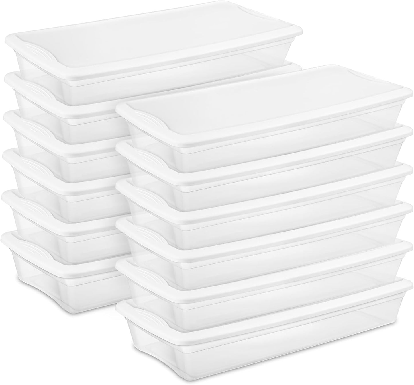 Sterilite 12-Pack 41 Quart Storage Box for Organizing Needs