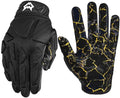 WVVOU Padded Football Gloves - Sticky Grip and Lightweight Padding