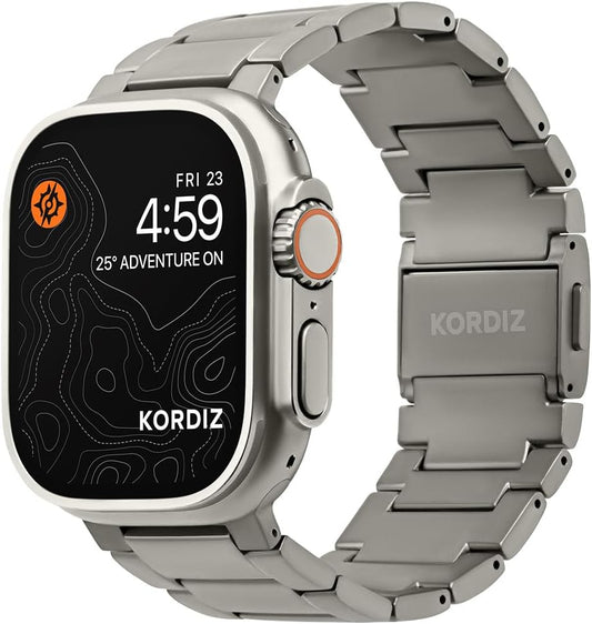 Ultra-Tough Titanium Apple Watch Band - KORDIZ