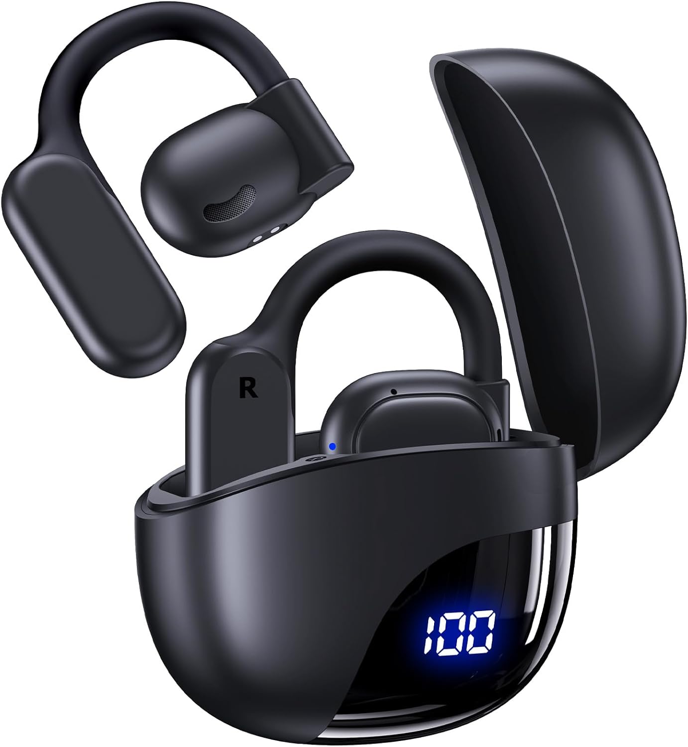TAGRY Open Ear Headphones with 80Hrs Playtime and Comfort