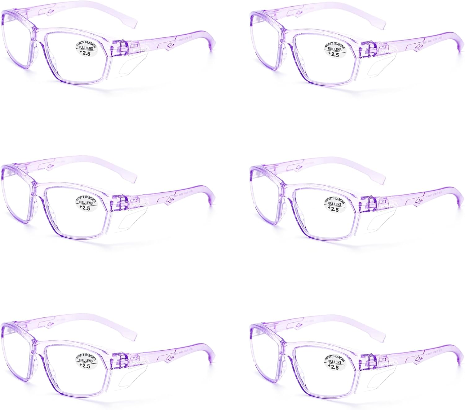 ProtectX Stylish Anti-Fog Safety Glasses with UV Protection