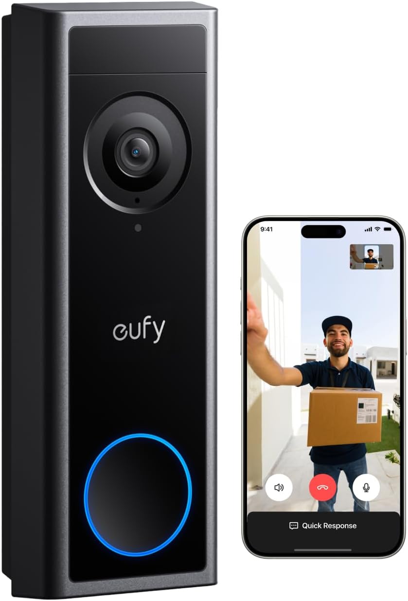 eufy Video Doorbell C31 - 2K FHD, Dual Power, Easy Install