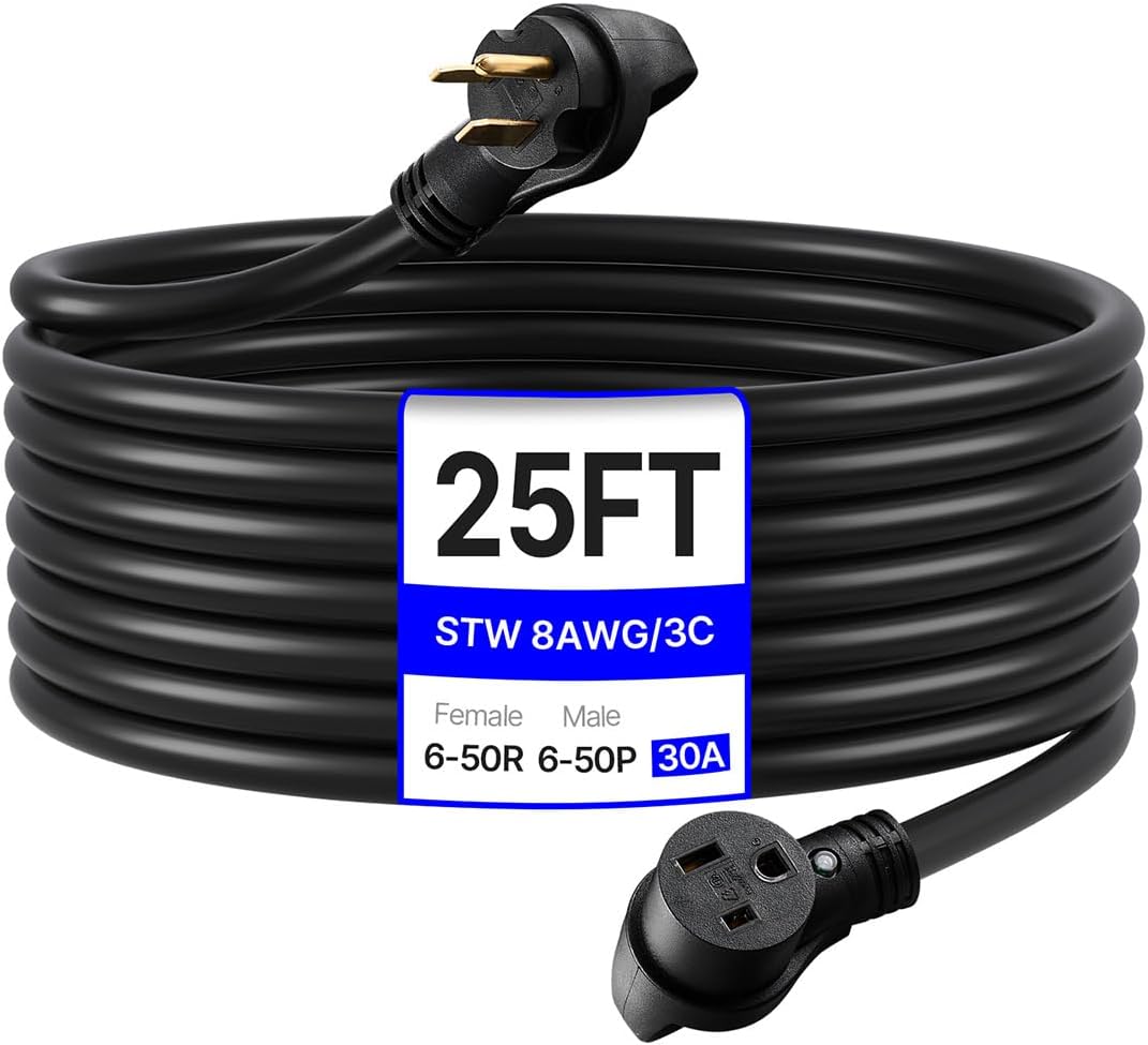 VEVOR 30-Amp Generator Extension Cord for Reliable Power Supply