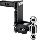 B&W Tow & Stow Adjustable Trailer Hitch Ball Mount - Adjustable