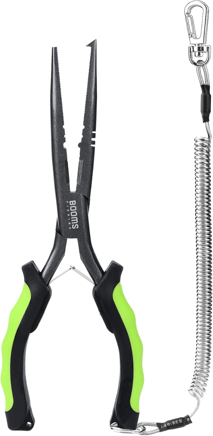 Booms Fishing 9 Needle Nose Pliers - Saltwater Resistant