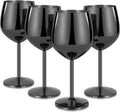 Stainless Steel Wine Glasses Set of 4 for Every Occasion