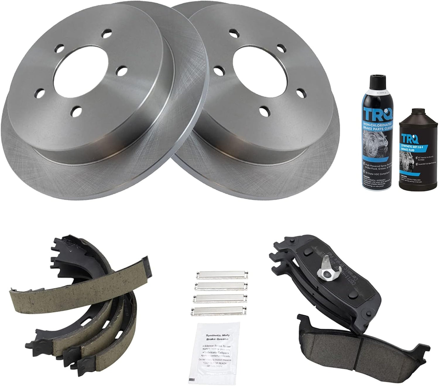 TRQ Rear Brake Kit for 1997-2002 Ford Expedition & F-150
