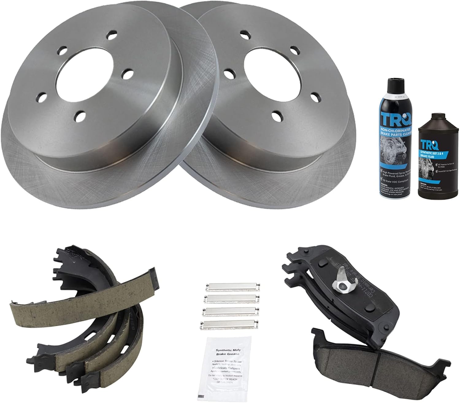 TRQ Rear Brake Kit for 1997-2002 Ford Expedition & F-150
