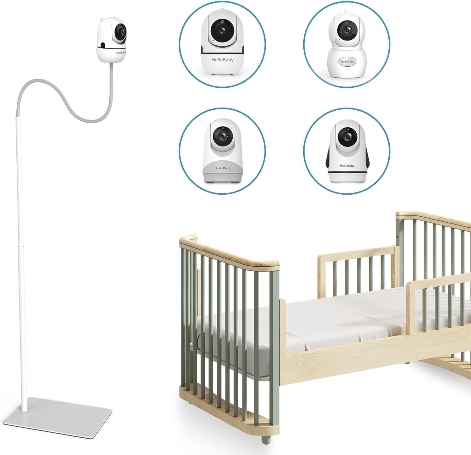 Sturdy Baby Monitor Stand - No Wall Damage
