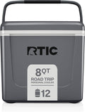 RTIC 8 QT Road Trip Personal Cooler - Lightweight 12-Can Insulated
