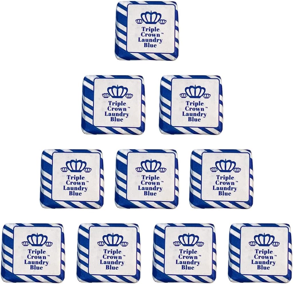 Whiter Laundry Fast: Triple Crown Blue Squares x10