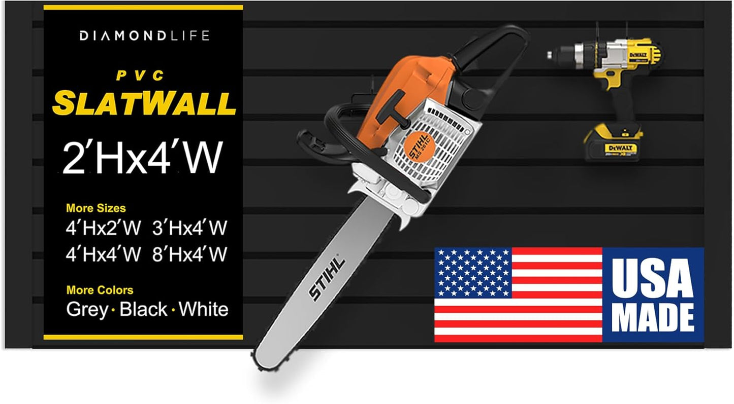DLDIRECT Slatwall Panel Garage Organizer for Efficient Storage