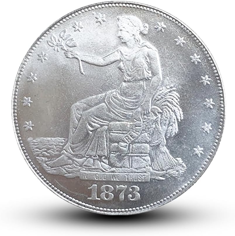Antique U.S. Coins Collection with 1873 Seated Goddess Dollar