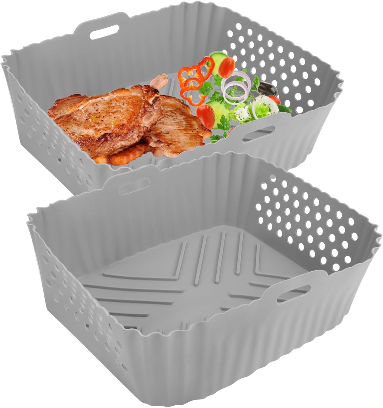 Non-Stick Silicone Liners for Ninja Air Fryer XL - Easy Cleanup!