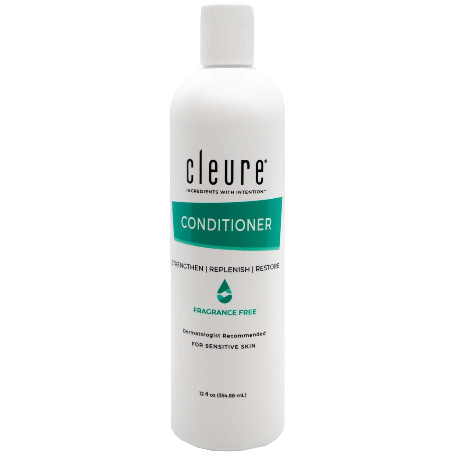 Cleure Hydrating Conditioner - Hypoallergenic, SLS & Paraben Free - Unscented