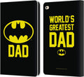 Batman DC Comics Batdad Logos Leather Wallet Case for iPad Air 2