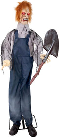 Haunted Hill Farm Lifesize Animatronic Grave Digger - Touch Activated