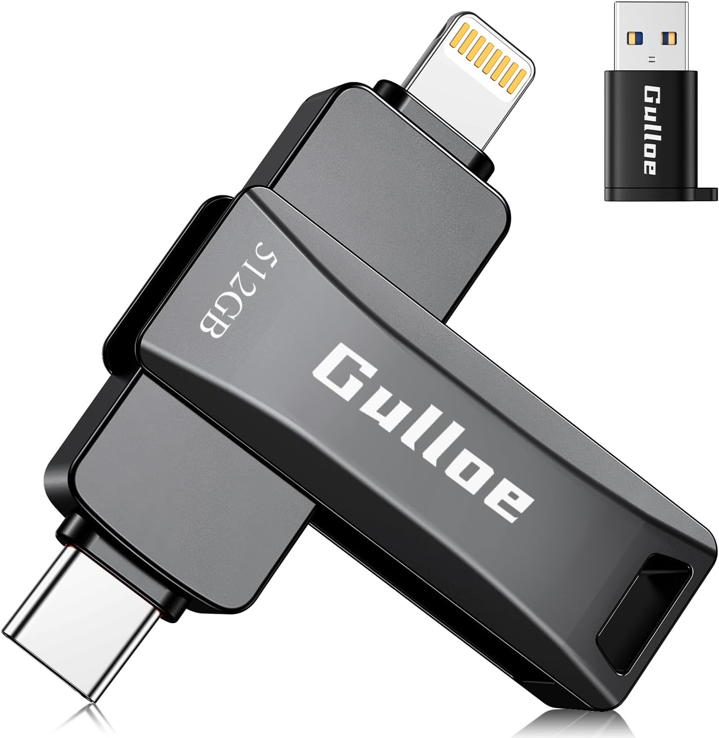 Gulloe 512GB Flash Drive for iPhone and iPad - Expand Storage