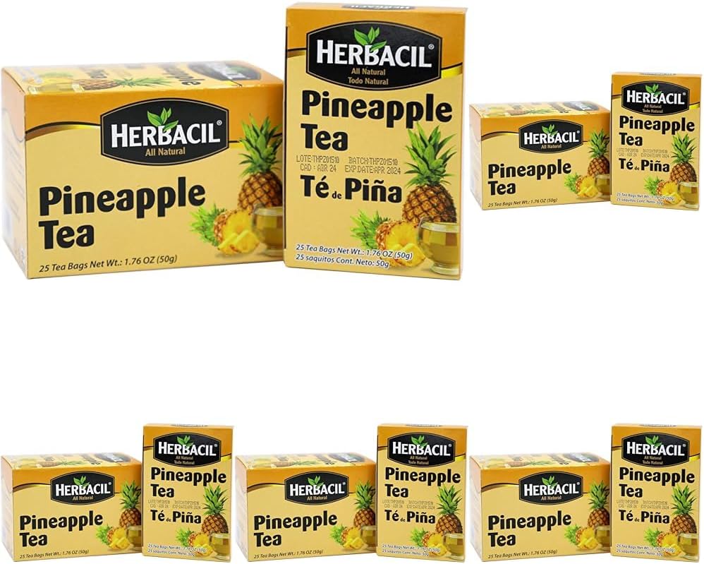 Herbacil Pineapple Tea - Refreshing Herbal Infusion for All Seasons