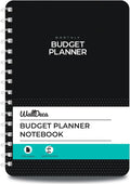 Undated Budget Planner Notebook - 12-Month Expense Tracker