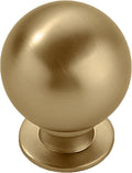 1-1/4 in Champagne Bronze Cabinet Knobs - Heavy Duty Brass Look