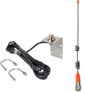 UAYESOK 13.4 in Marine VHF Antenna - Low Profile Stainless Steel
