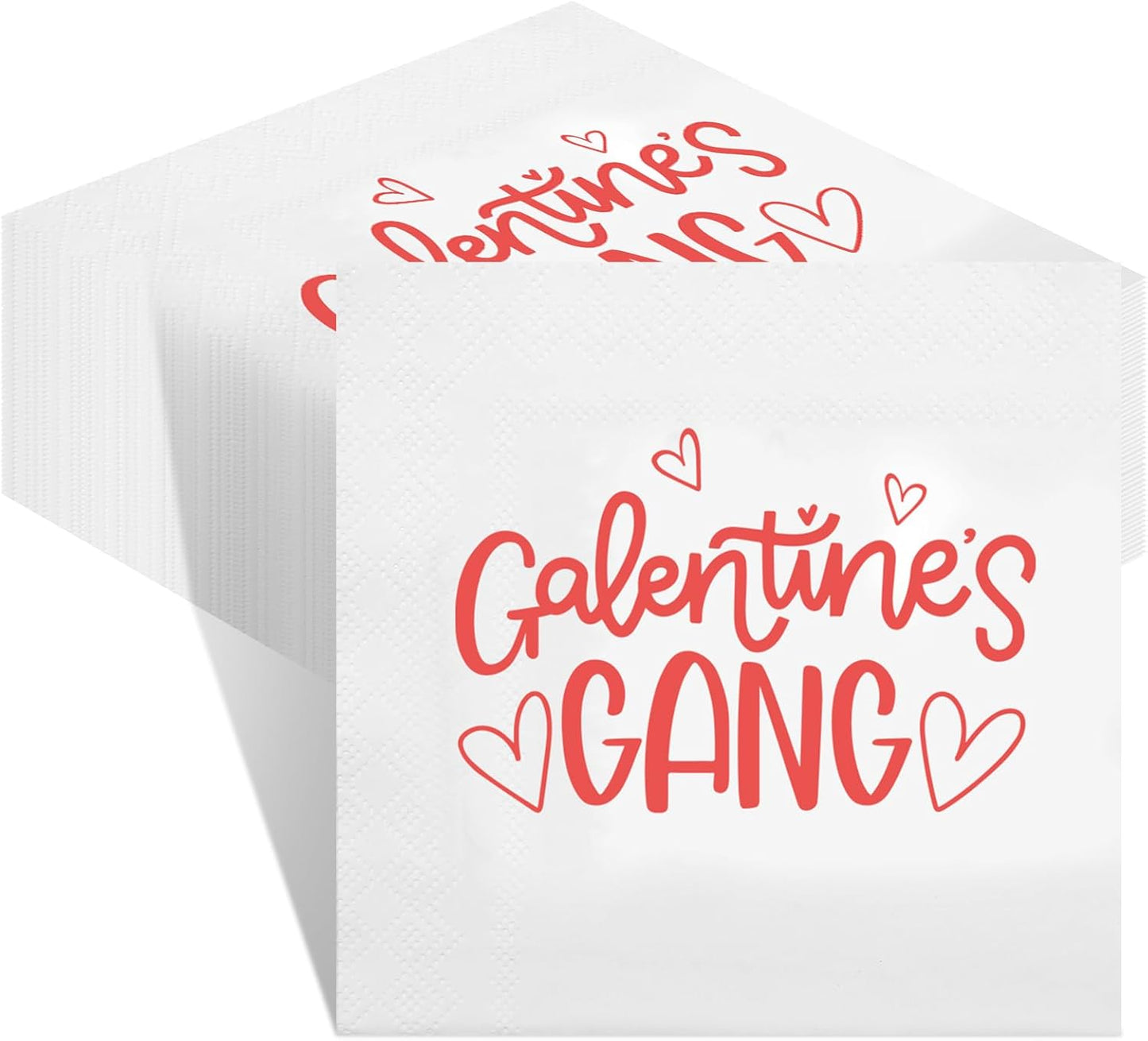 Happy Galentine's Day Napkins - Cheers to Your Gal Pals!