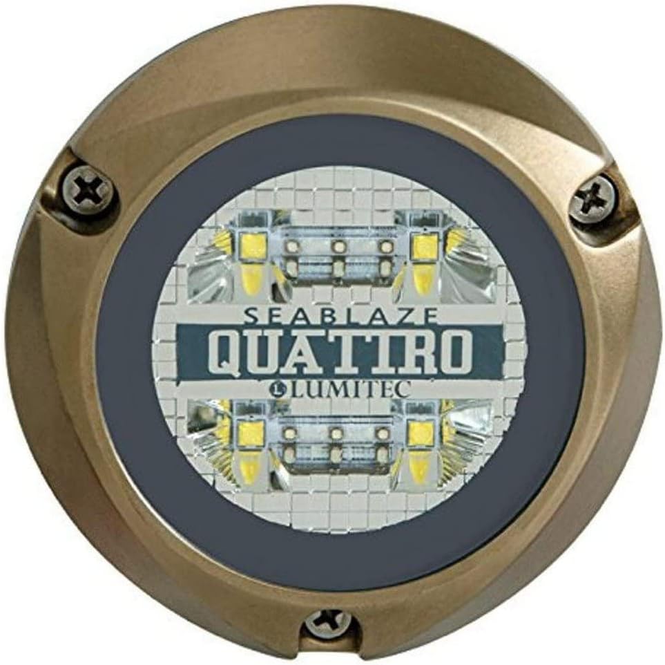 Lumitec SeaBlaze Quattro LED Underwater Light - Dual Color Option