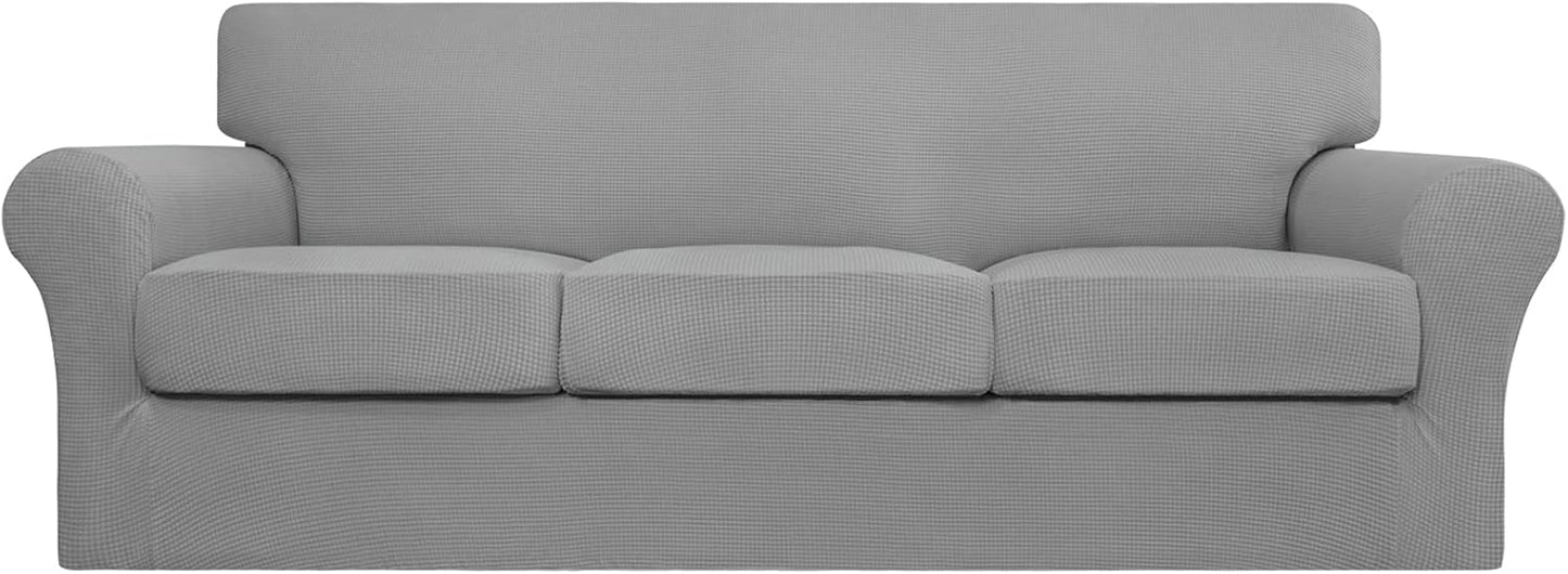 Stretch Couch Cover for Dogs - Washable Slipcover for Sofa