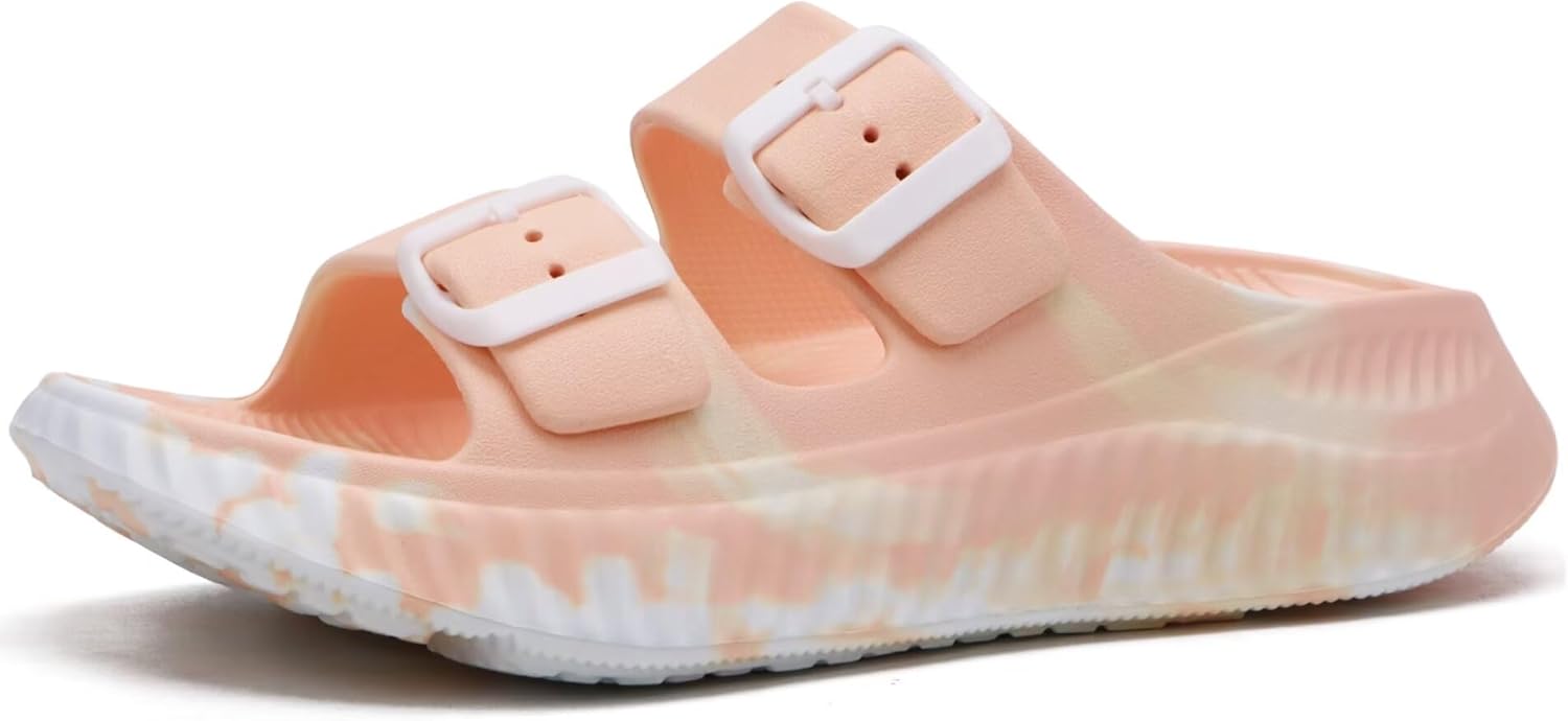 KuaiLu Womens Recovery Sandals with Arch Support for Comfort