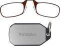 Rectangular ThinOptics Keychain Readers - Thin Armless Portability