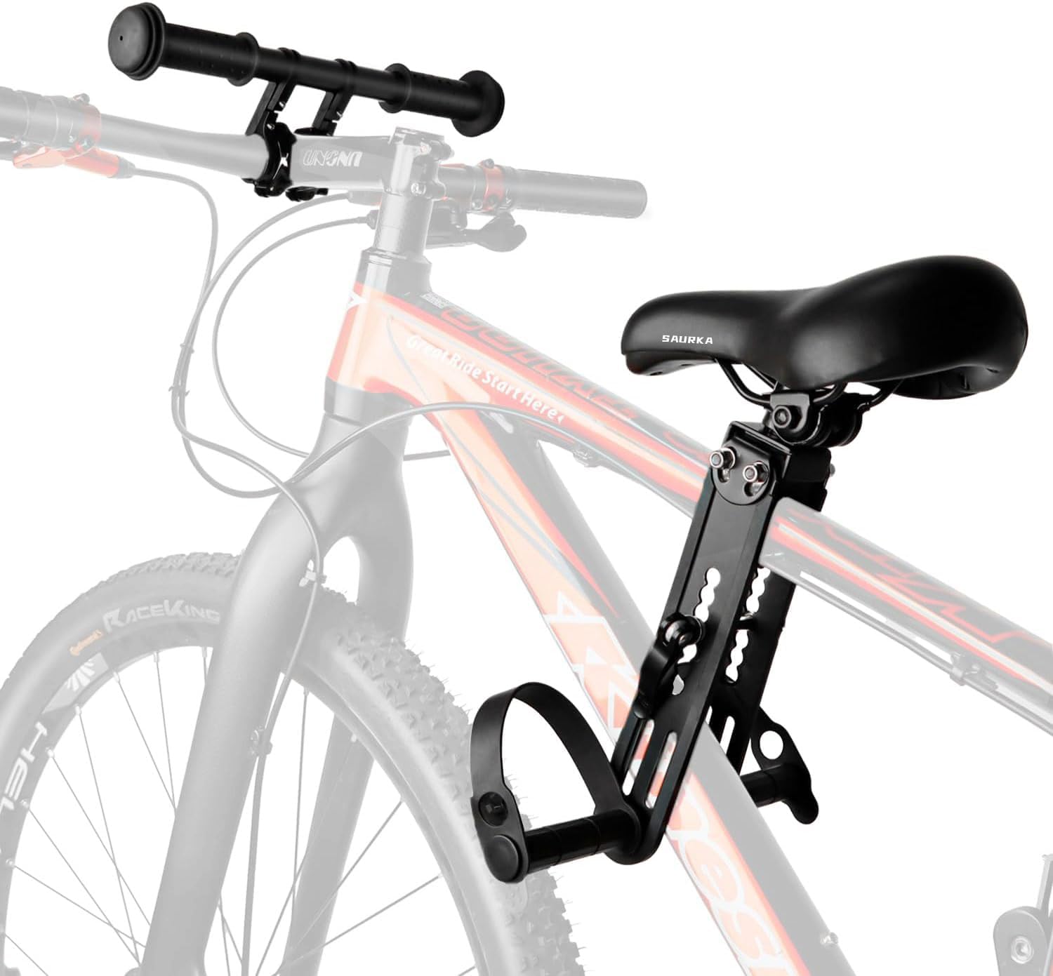 Kid Bike Seat Front Mounted for Parent-Child Cycling Fun