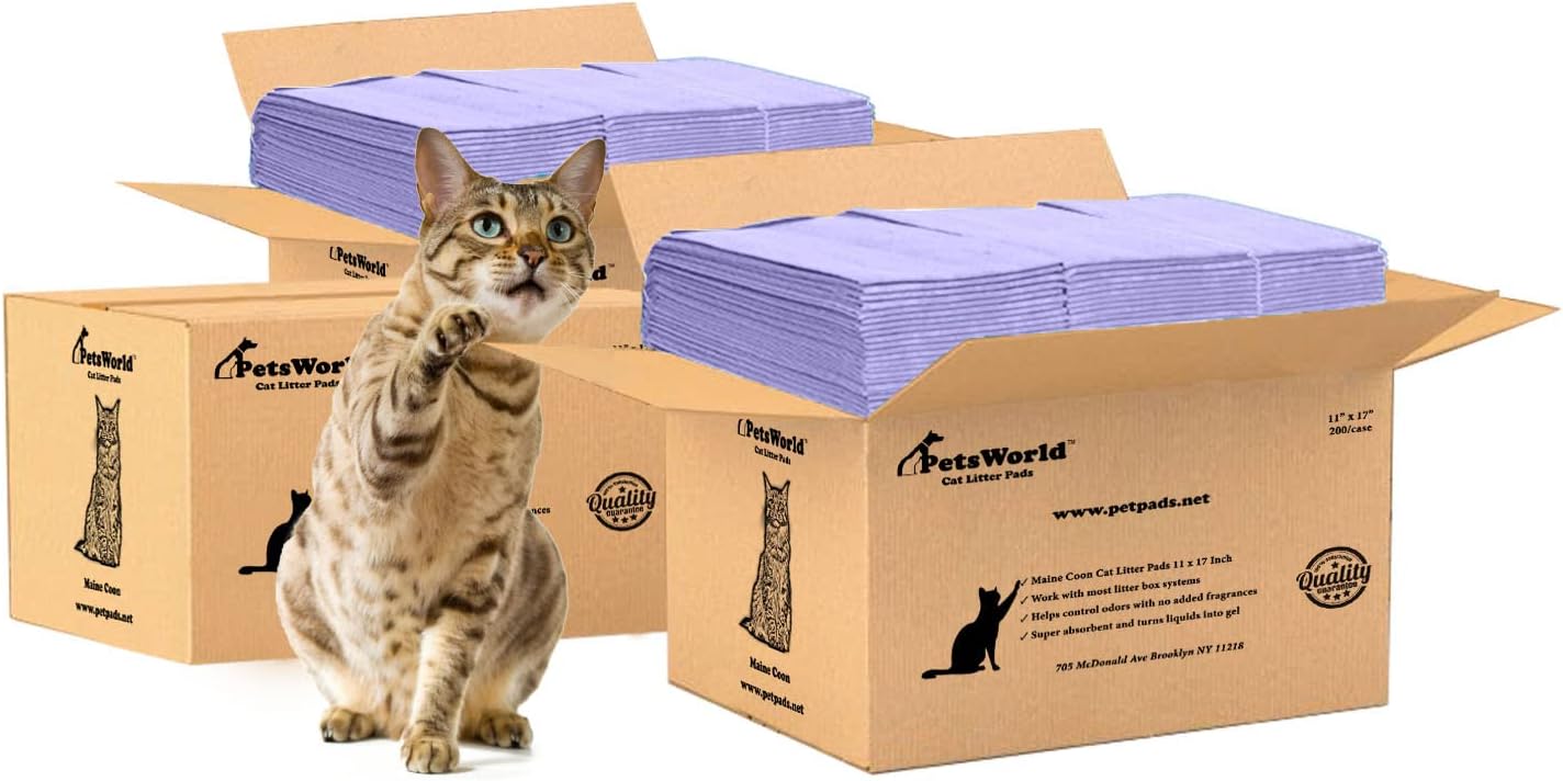 PETSWORLD Cat Pad Refills for Tidy Cats Breeze System