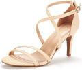 DREAM PAIRS Women's Fashion Stilettos Open Toe Pump Heel Sandals style