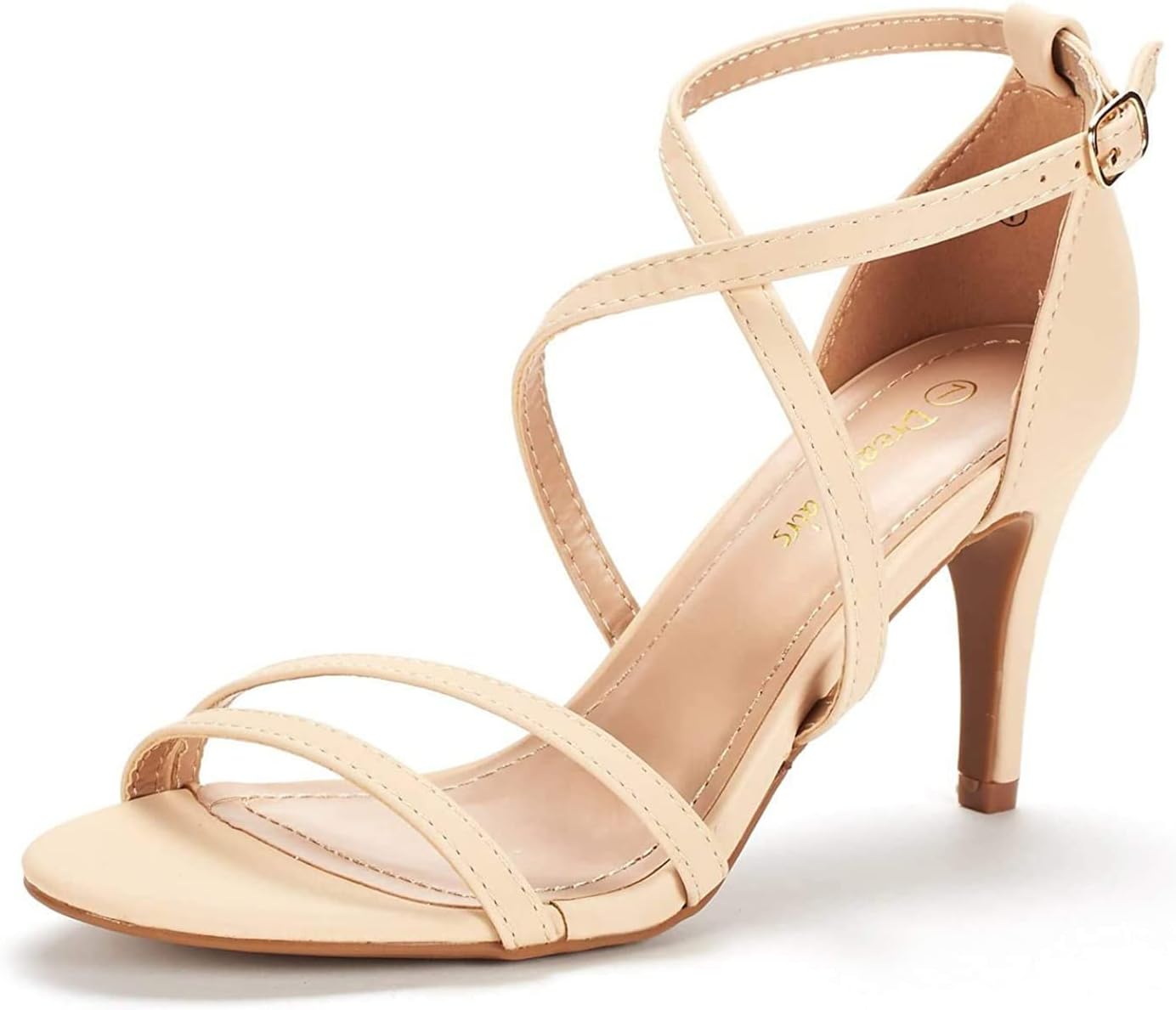 DREAM PAIRS Women's Fashion Stilettos Open Toe Pump Sandals