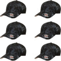 Flexfit Wooly Combed 6-Panel Structured Cap for Men - Stretch Fitted