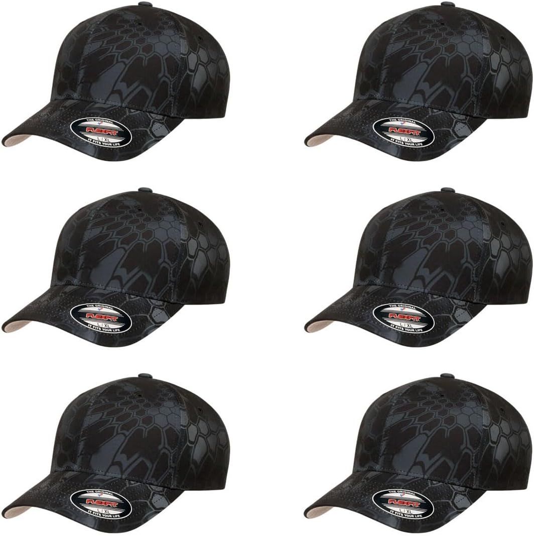 Flexfit Wooly Combed Premium 6-Panel Baseball Cap for Comfort