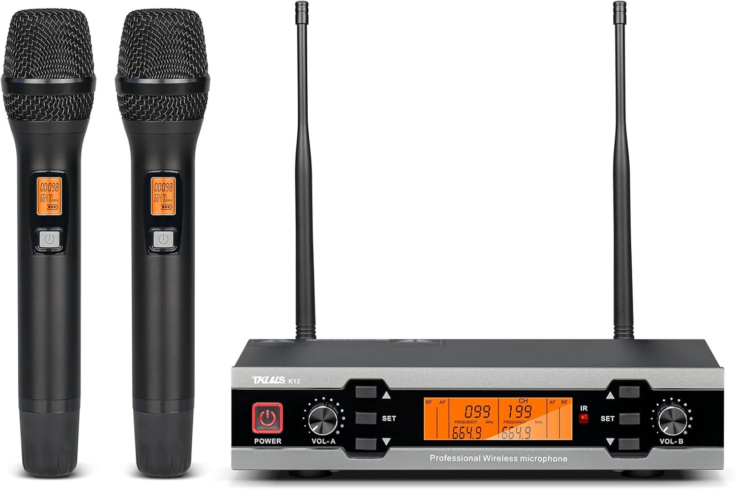 UHF Wireless Microphone System for Karaoke and Events