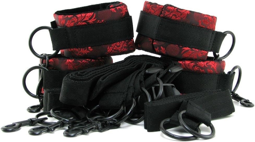 CalExotics Scandal Bed Restraints for Couples - Black