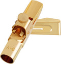 EASTROCK Alto Saxophone Mouthpiece Gold Plated Metal - Bright, Focused