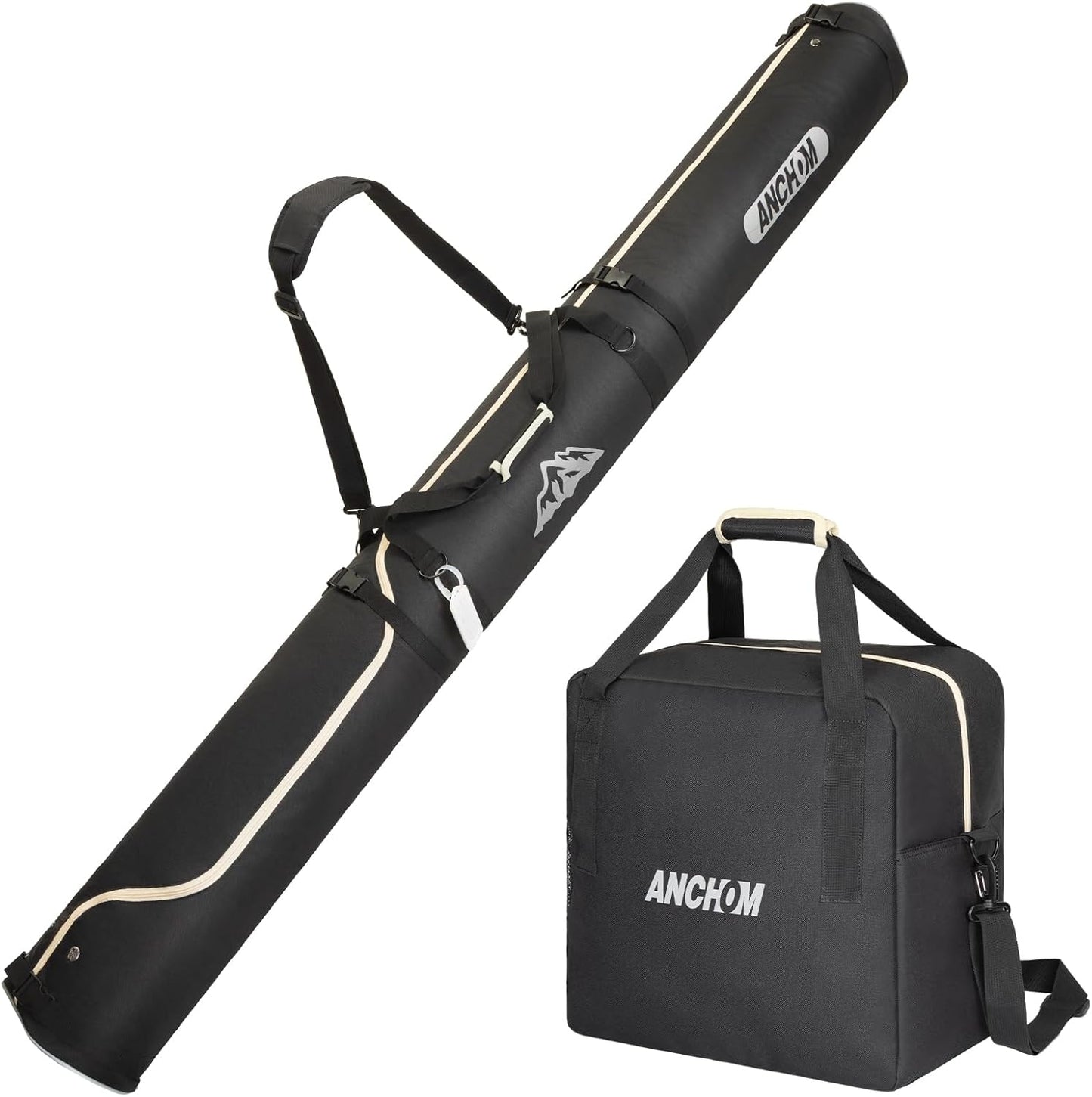 Padded Ski & Boot Bag Duo, Fits up to 200cm Skis